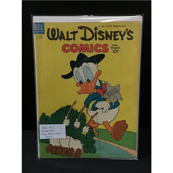 WALT DISNEY'S COMICS #157 (1953) - DELL COMICS
