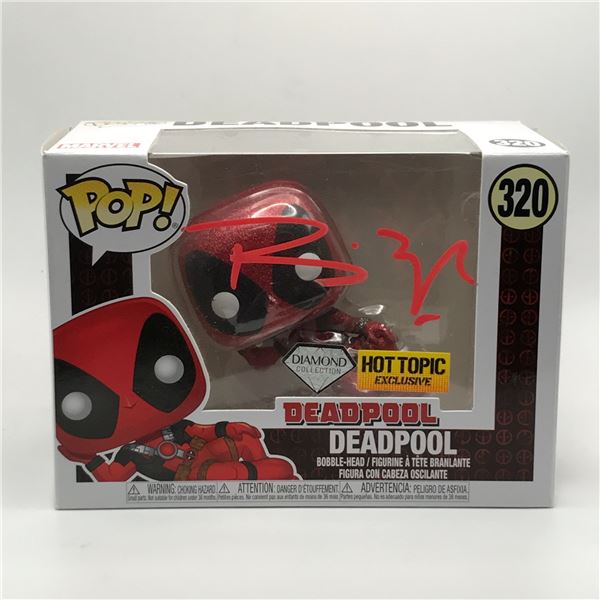 RYAN REYNOLDS SIGNED DEADPOOL FUNKO POP - KB COA