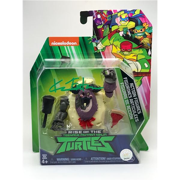 KEVIN EASTMAN SIGNED RISE OF THE TEENAGE MUTANT NINJA TURTLES ACTION FIGURE - KB COA