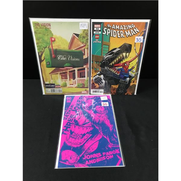 LOT OF 3 COMICS VARIOUS TITLES