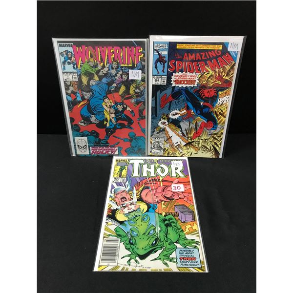 LOT OF 3 COMICS VARIOUS TITLES