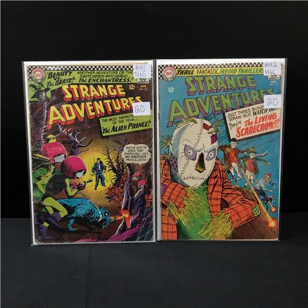 LOT OF 2 STRANGE ADVENTURES COMICS (DC COMICS)