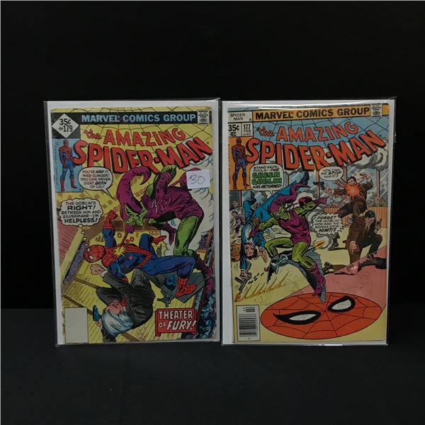 LOT OF 2 SPIDERMAN COMICS (MARVEL COMICS)