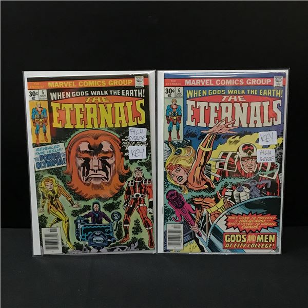 LOT OF 2 THE ETERNALS COMICS (MARVEL COMICS)