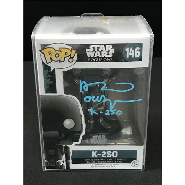 ALAN TUDYK SIGNED K2S0 STAR WARS FUNKO POP - WWOC COA