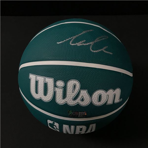 LUCA DONCIC SIGNED BASKETBALL ACE COA