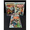 Image 1 : LOT OF 3 BRONZE AGE MARVEL COMICS - VARIOUS TITLES