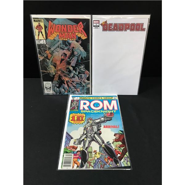 LOT OF 3 MARVEL #1 COMICS - VARIOUS TITLES