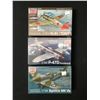 Image 1 : LOT OF 3 MINICRAFT SEALED MODEL AIRPLANE KITS