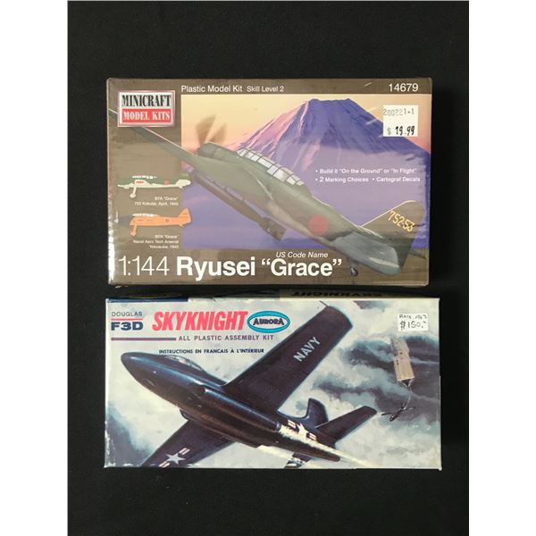 LOT OF 2 SEALED MODEL AIRPLANE KITS