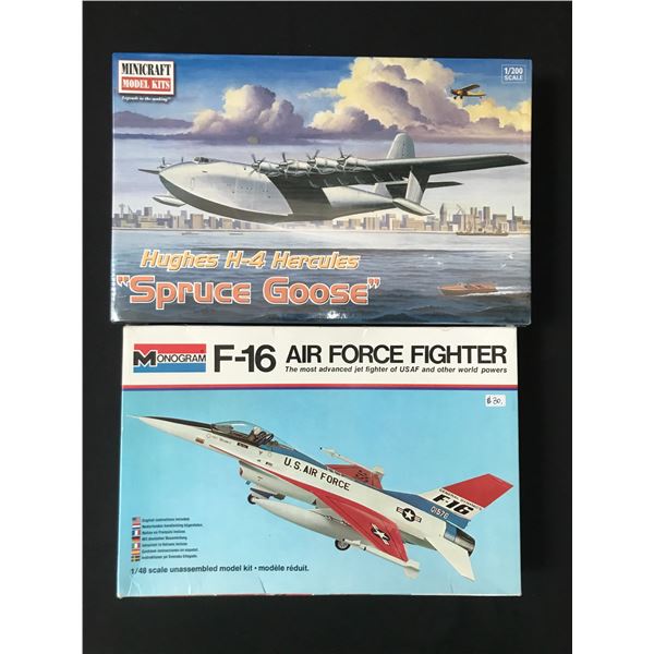 LOT OF 2 SEALED MODEL AIRPLANE KITS