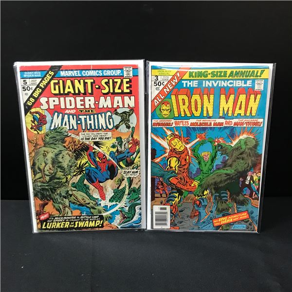 LOT OF 2 MARVEL COMICS - VARIOUS TITLES