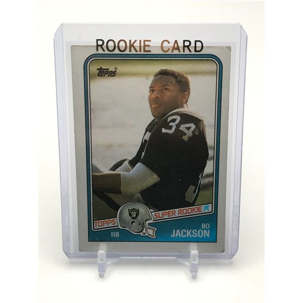 1988 TOPPS BO JACKSON ROOKIE TRADING CARD
