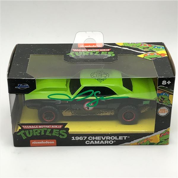 MEGAN FOX SIGNED TEENAGE MUTANT NINJA TURTLES DIE CAST - KB COA