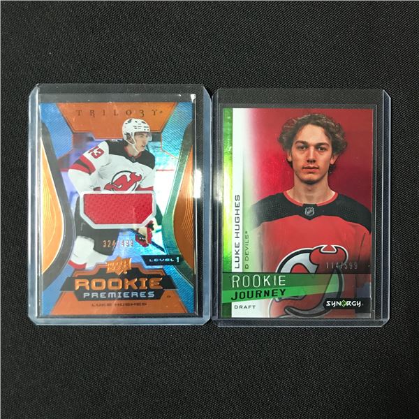 LOT OF 2 NHL ROOKIE TRADING CARDS
