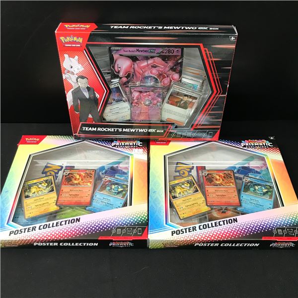 LOT OF 3 POKEMON BOXES