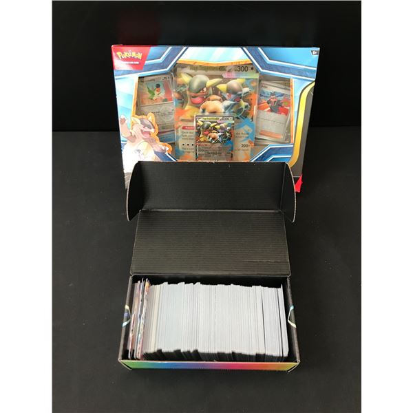 LOT OF LOOSE POKEMON TCG TRADING CARDS AND 1 BOX