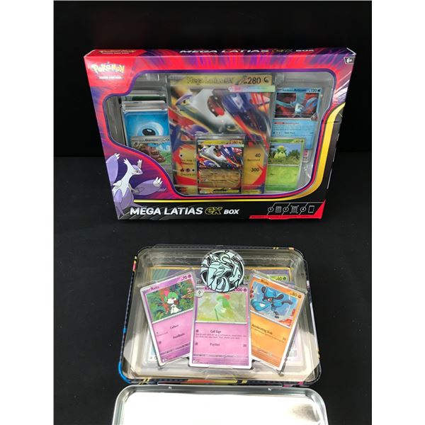 LOT OF LOOSE POKEMON TCG TRADING CARDS AND 1 BOX