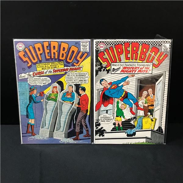 LOT OF 2 SILVER AGE SUPERBOY COMICS - DC COMICS