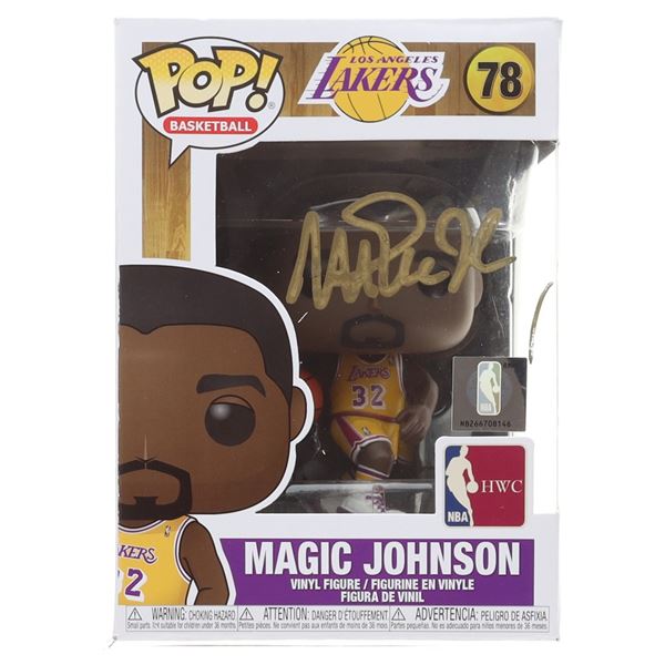 MAGIC JOHNSON SIGNED FUNKO POP - BECKETT COA