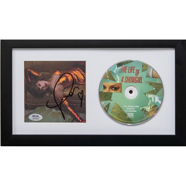 TAYLOR SWIFT SGNED AND FRAMED PRESENTATION PIECE - PSA COA