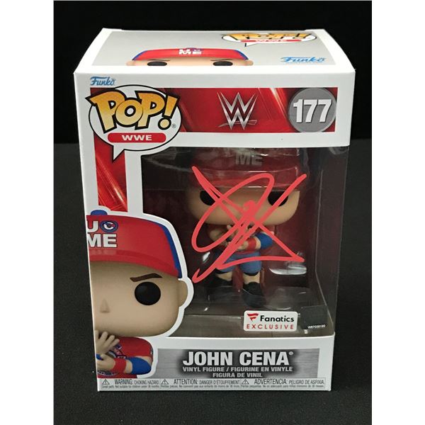 JOHN CENA SGINED WWE FUNKO POP - WWOC COA