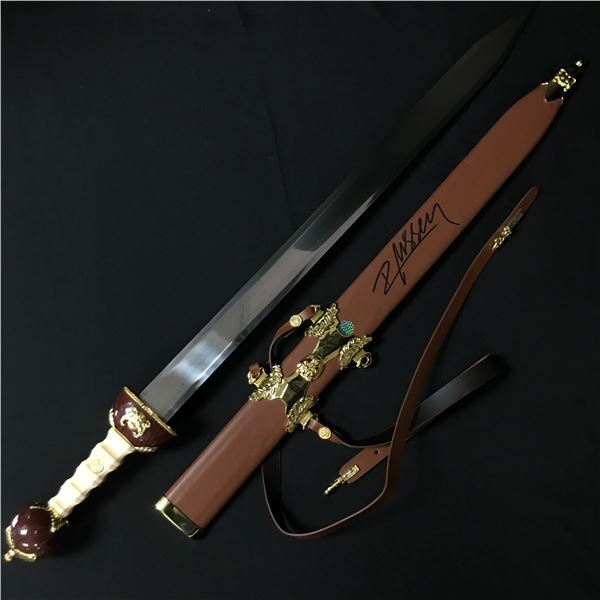 RUSSELL CROWE SIGNED GLADIATOR FULL SIZE REPLICA SWORD (KB COA)