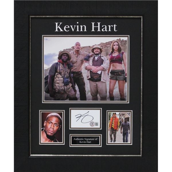 16 X 20 KEVIN HART SIGNED AND FRAMED JUMANJI PRESENTATION PIECE - BECKETT COA