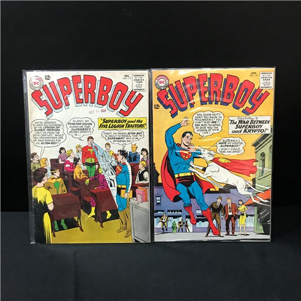 LOT OF 2 SUPERBOY COMICS #117-118 - DC COMICS