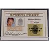 Image 2 : RED SCHOENDIENST SIGNED THUMBPRINT DNA BASEBALL DISPLAY 169/200- BECKETT COA