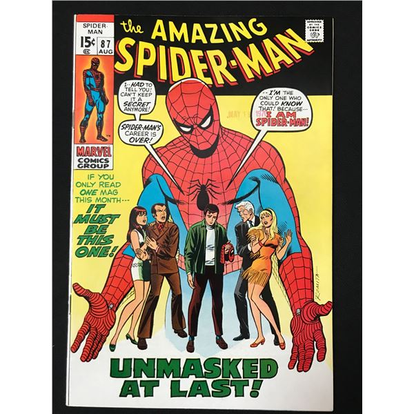 THE AMAZING SPIDERMAN #87 - MARVEL COMICS