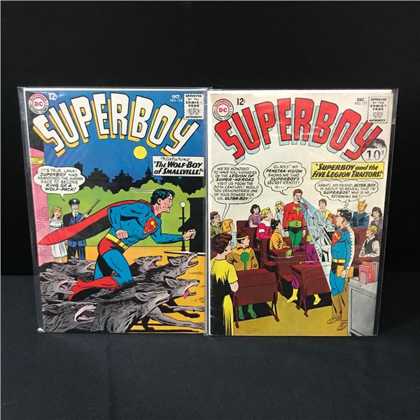 LOT OF 2 SUPERBOY #116-117 - DC COMICS