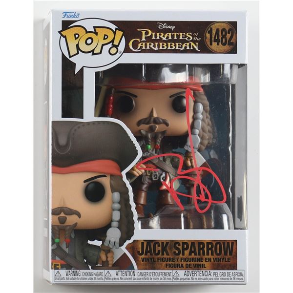 JOHNNY DEPP SIGNED PIRATES OF THE CARIBBEAN FUNKO POP - BECKETT COA
