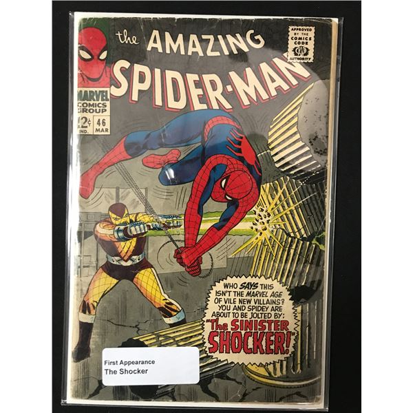 MARVEL COMICS THE AMAZING SPIDERMAN NO.46 (1ST APP THE SHOCKER)