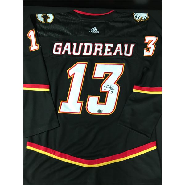 JOHNNY GAUDREAU SIGNED CALGARY FLAMES HOCKEY JERSEY - ACE COA