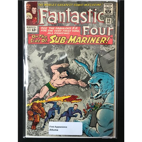 MARVEL COMICS FANTASTIC FOUR NO.33