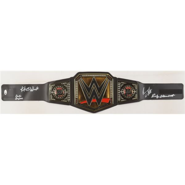 WWE LEGENDS MULTI SIGNED BELT JSA COA