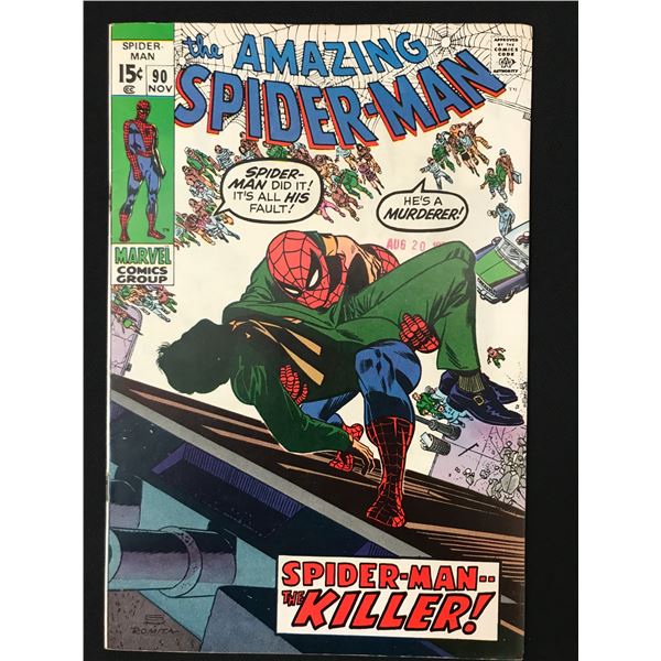 THE AMAZING SPIDERMAN #90 - MARVEL COMICS