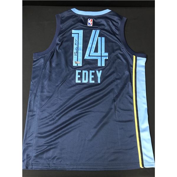 ZACH EDEY SIGNED MEMPHIS GRIZZLIES BASKETBALL JERSEY - ACE COA