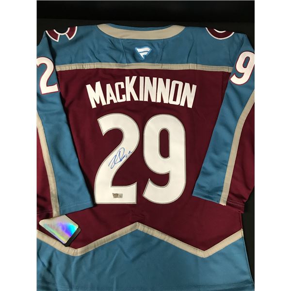 NATHAN MACKINNON SIGNED COLORADO AVALANCHE HOCKEY JERSEY - ACE COA