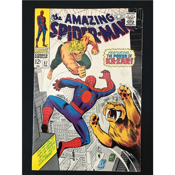 THE AMAZING SPIDERMAN #57 - MARVEL COMICS
