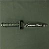 Image 1 : SYLVESTER STALLONE SIGNED KNIFE -CELEBRITY AUTHENTICS COA