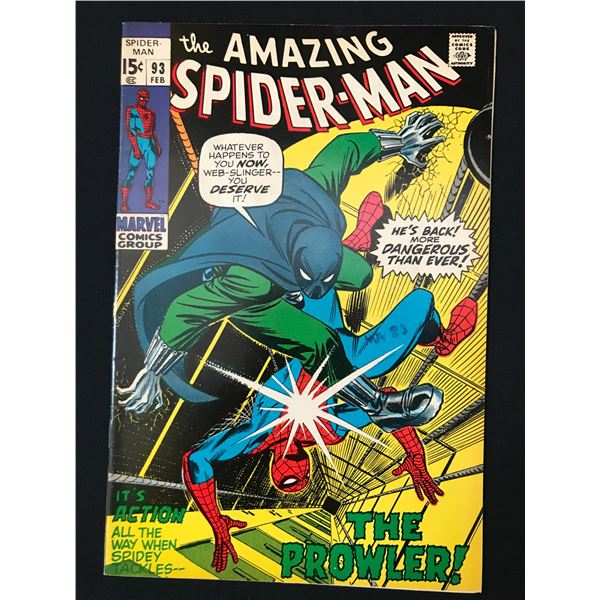 THE AMAZING SPIDERMAN #93 - MARVEL COMICS