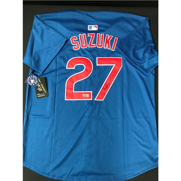 SEIYA SUZUKI SIGNED CHICAGO CUBS BASEBALL JERSEY - ACE COA