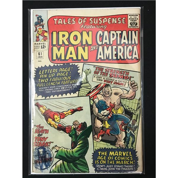 MARVEL COMICS TALES OF SUSPENSE NO.61