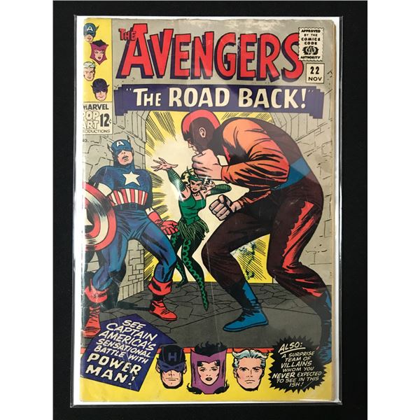 MARVEL COMICS THE AVENGERS NO.22