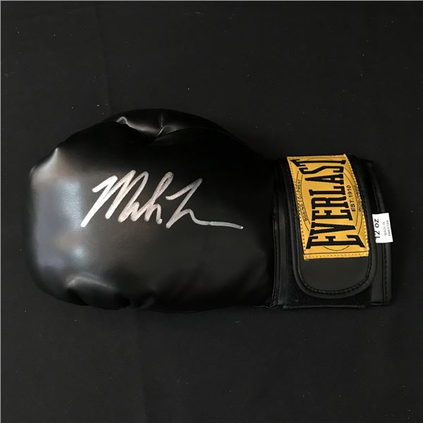 MIKE TYSON SIGNED BOXING GLOVE WITH WWOC COA