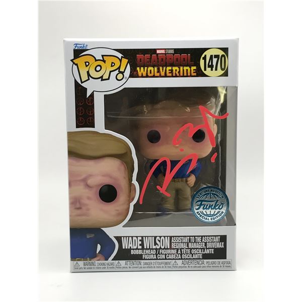 RYAN REYNOLDS SIGNED FUNKO POP!  KB AUTHENTICS COA