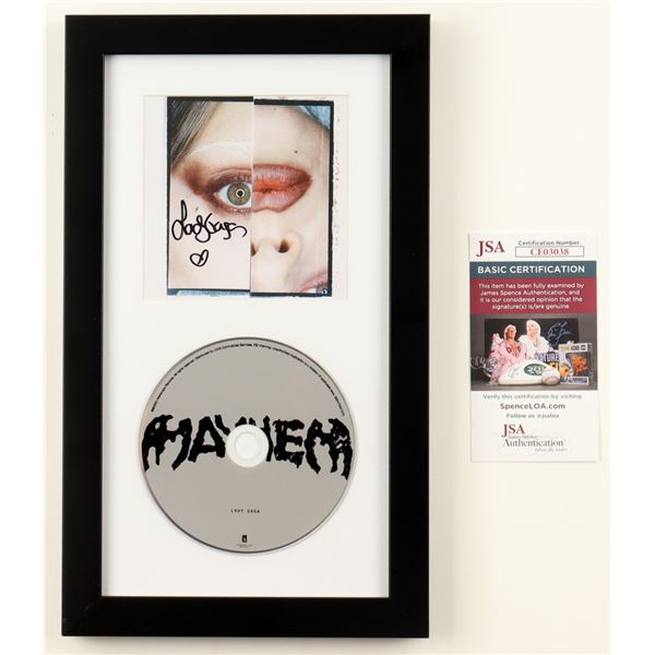 LADY GAGA SIGNED AND CD AND INSERT JSA COA