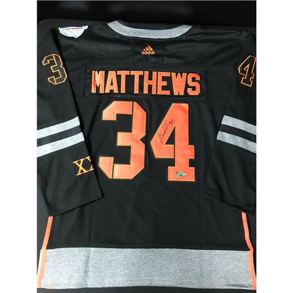AUSTON MATTHEWS SIGNED TEAM NORTH AMERICA JERSEY ACE COA